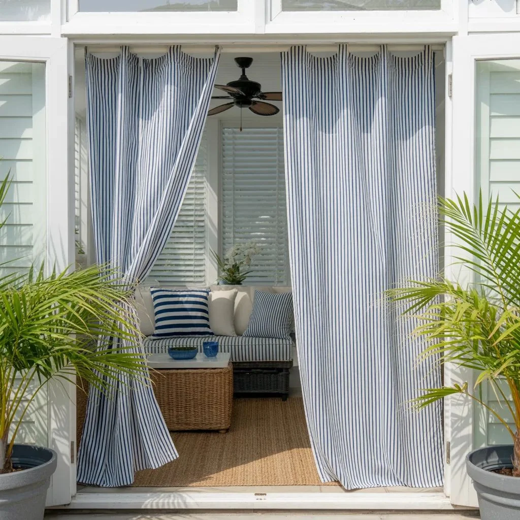 Summer Sunroom Curtain Ideas