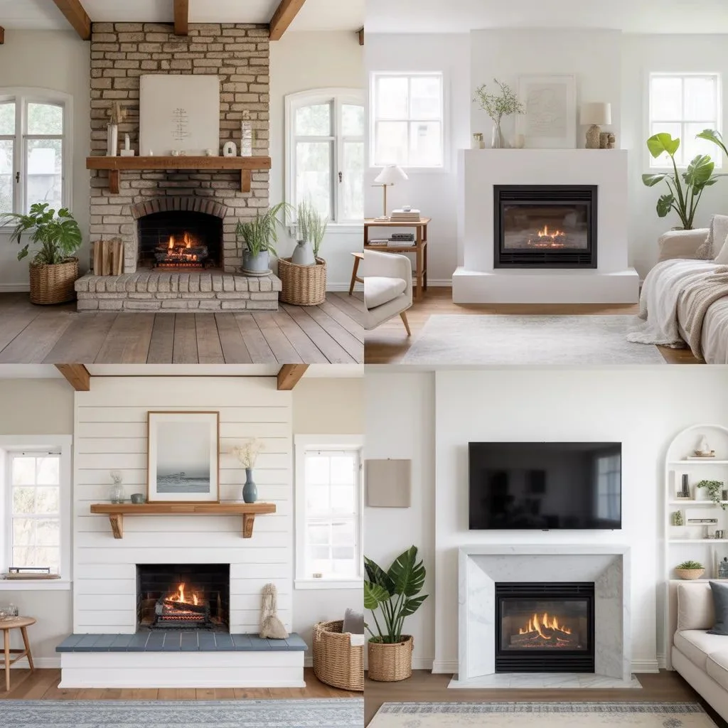 Sunroom Fireplace Ideas by Style