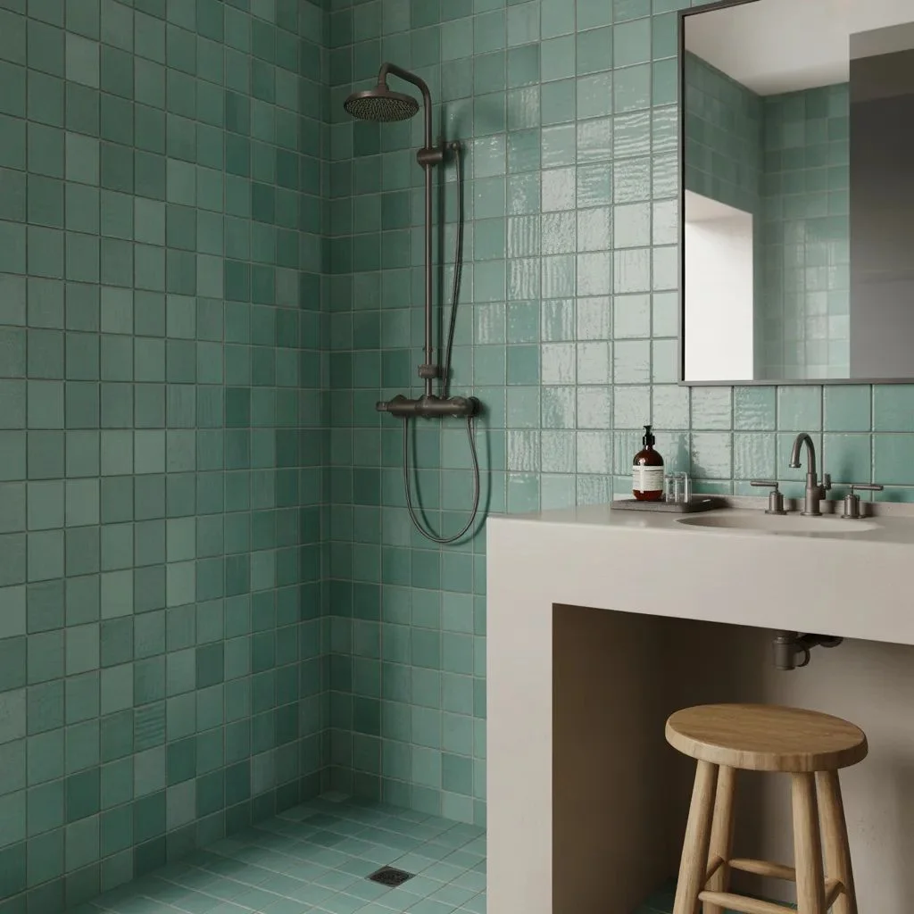 Teal Zellige Tiles The Textured Wall That Changes Everything