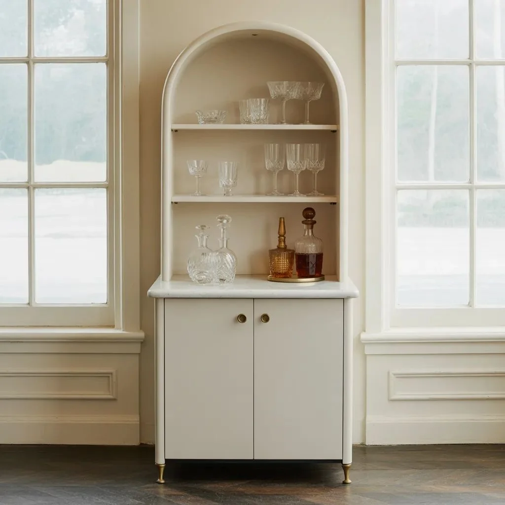 The Dry Bar Cabinet Clean, Contained, Gorgeous