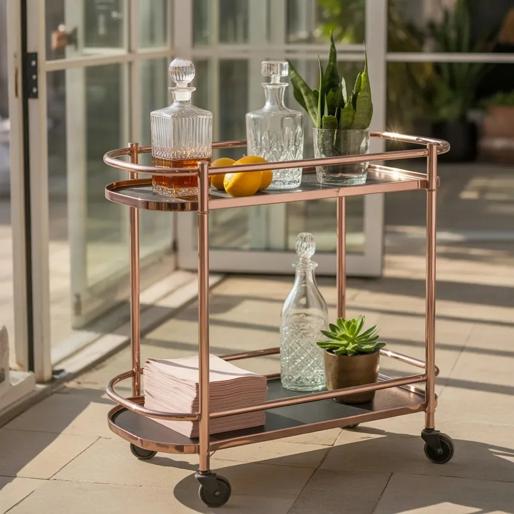 The Rolling Bar Cart Flexible, Stylish, Zero Commitment