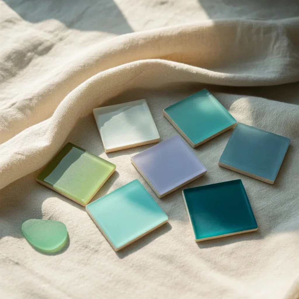 Top Sea Glass Backsplash Kitchen Color Palettes