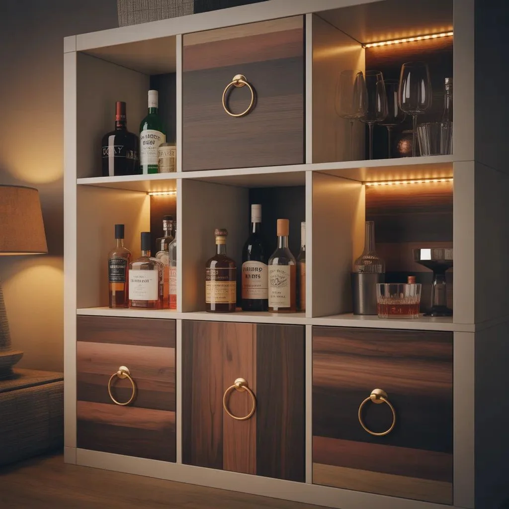 Transform It Into a Home Bar