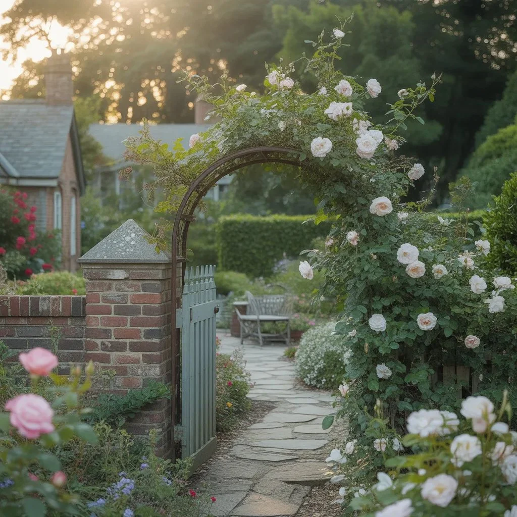 Trellis Gate to Frame Your Garden Entrance