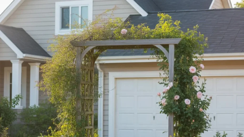 Trellis Over Garage Door Ideas That Turn a Boring Facade Into a Showstopper