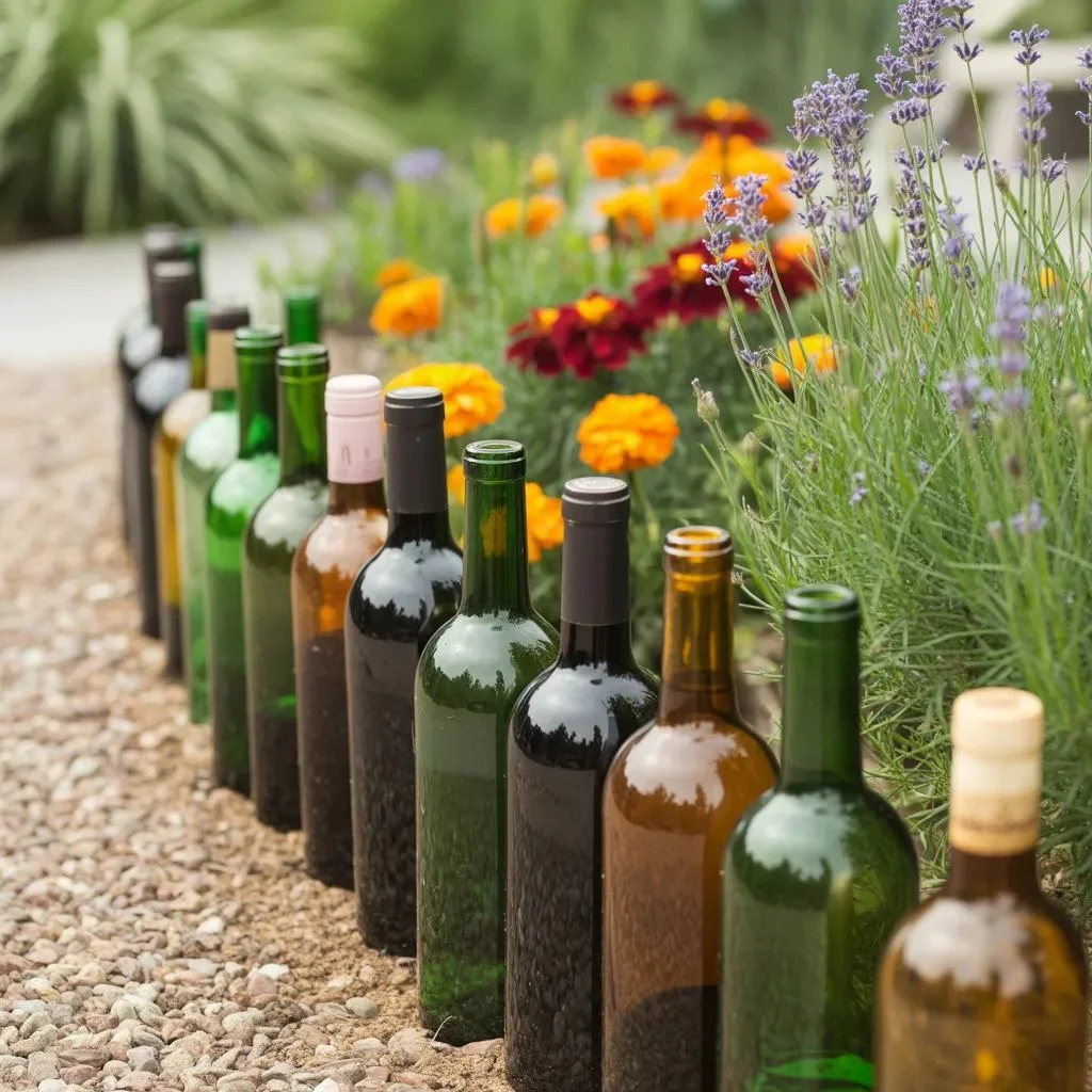 Upcycled Garden Borders and Edging
