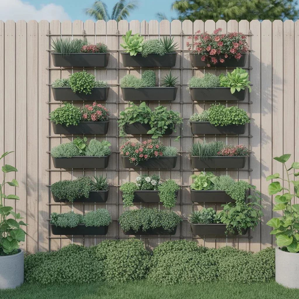 Vertical Garden Trellis for Double-Duty Style