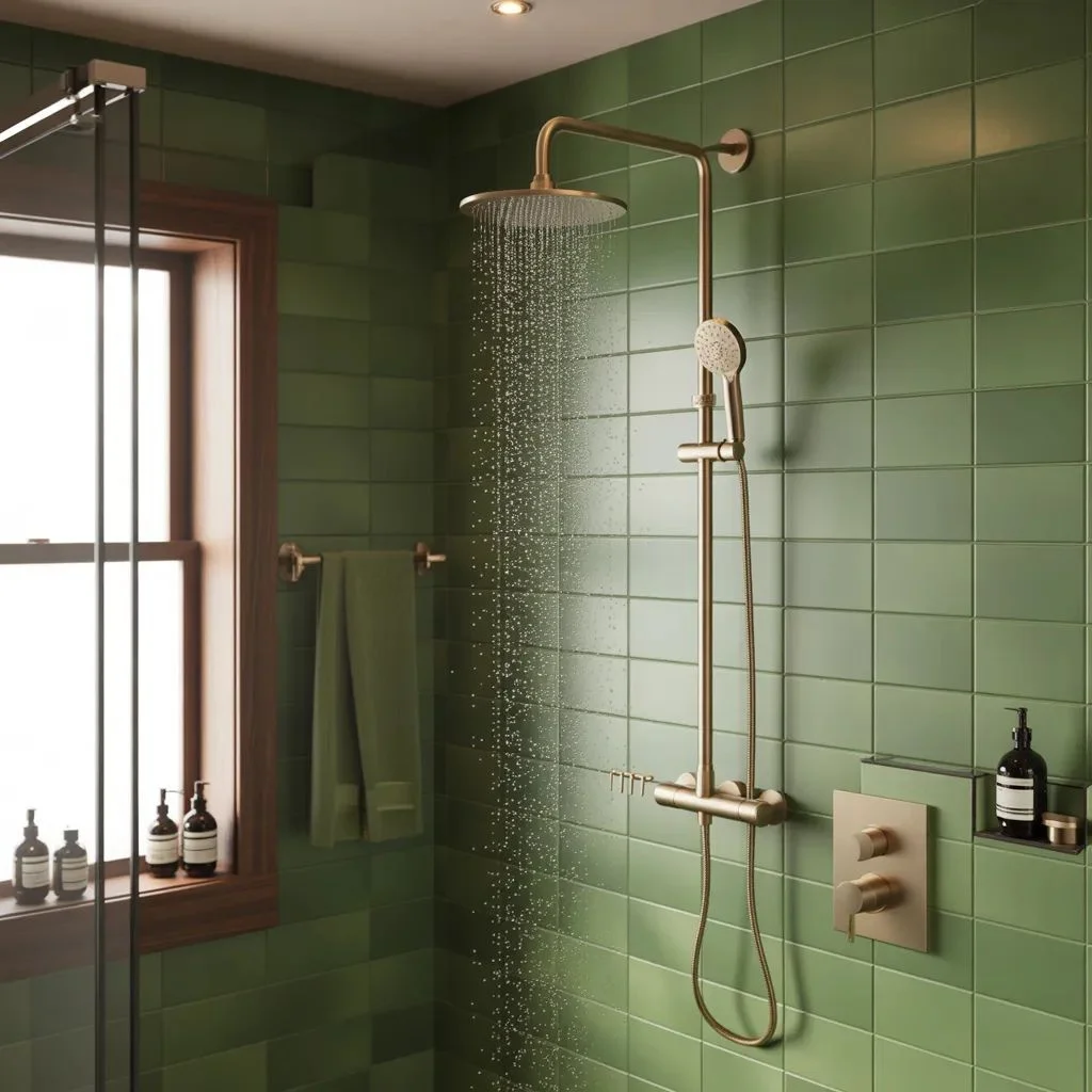 Wall-Mounted Rainfall Heads — Sleek and Space-Saving