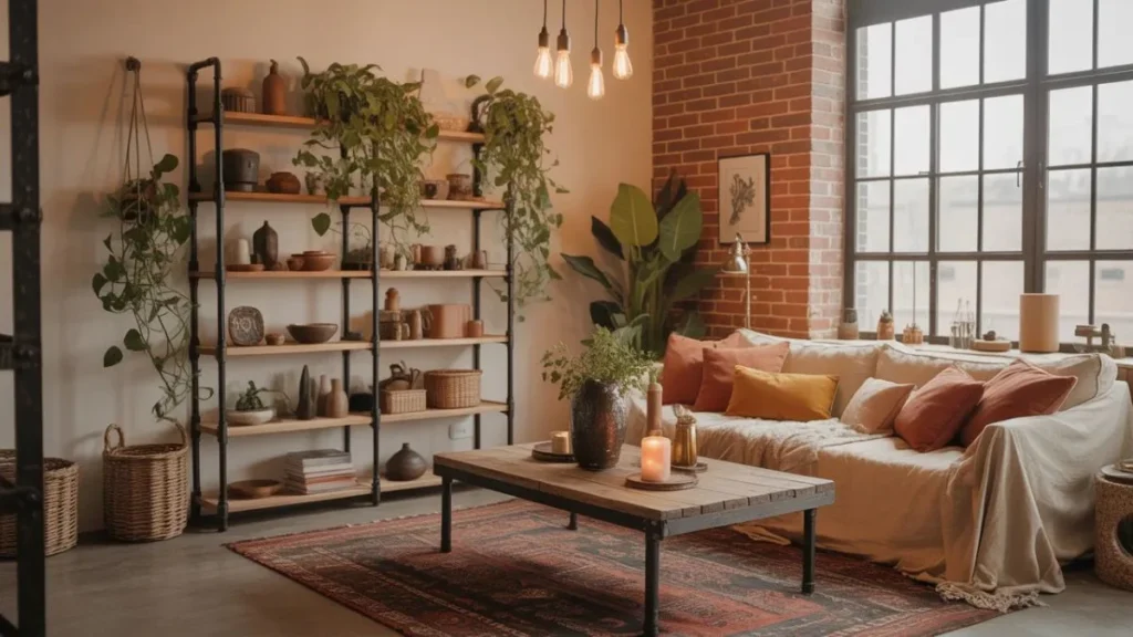 Why Industrial Boho Decor Is the Most Lived-In Look You'll Ever Love
