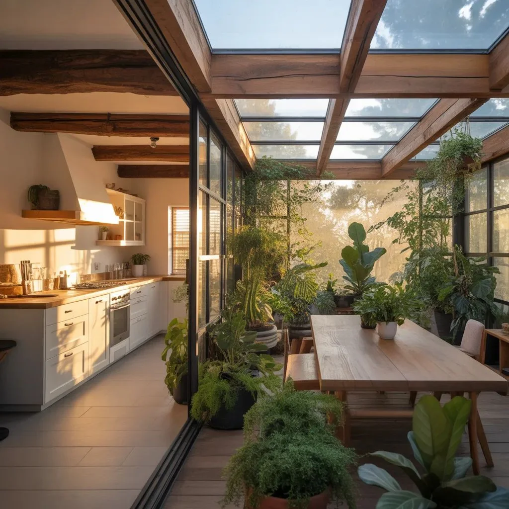 Why a Sunroom Kitchen Works So Well