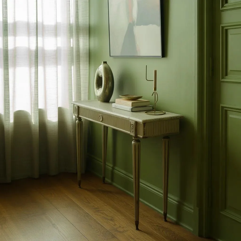 Why a Vintage Entryway Table Works in Any Home