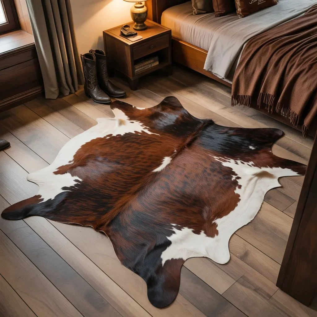 Add a Cowhide Rug as Your Statement Piece