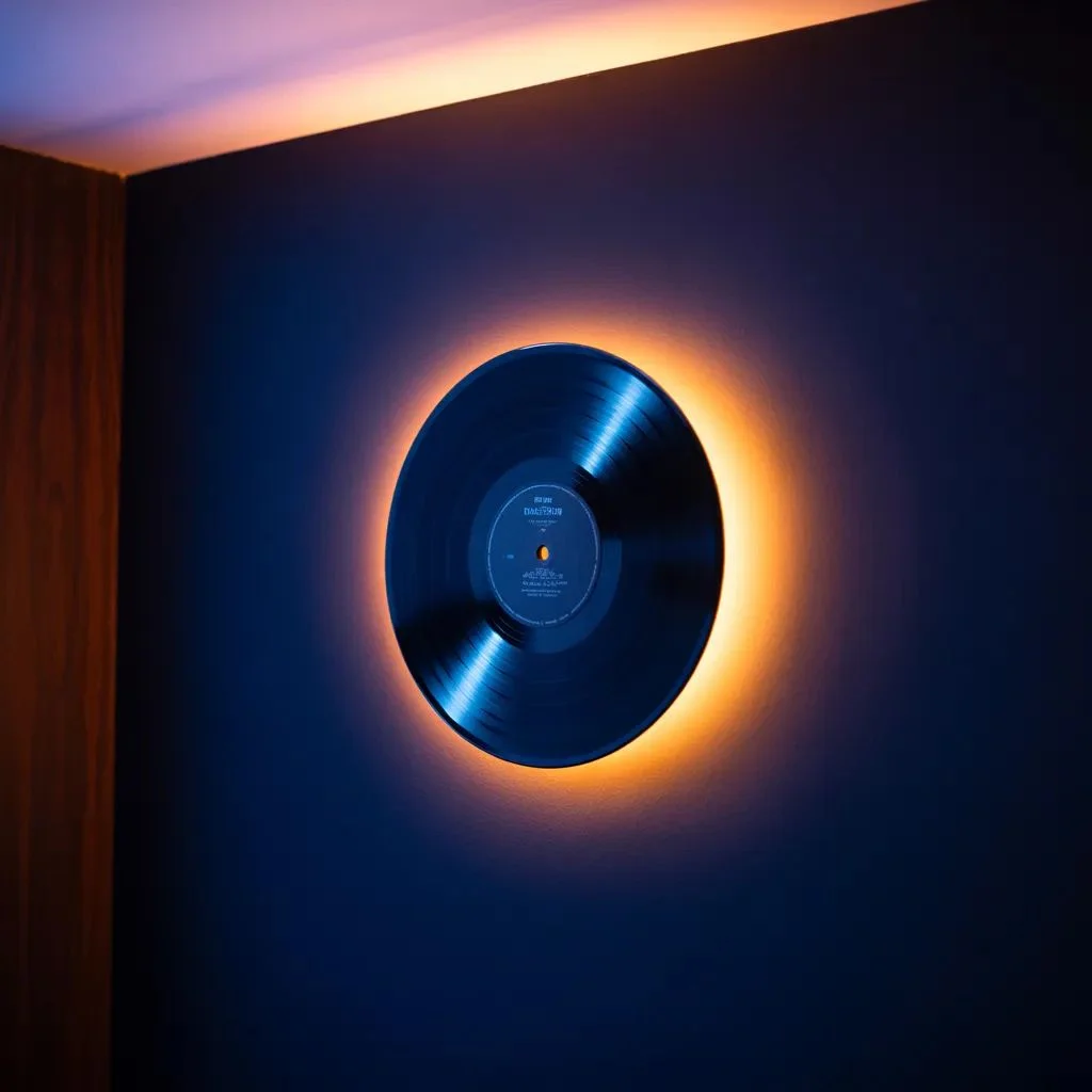 Backlit LED Record Display