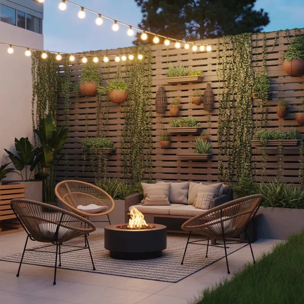 Backyard and Outdoor Pallet Wall Projects
