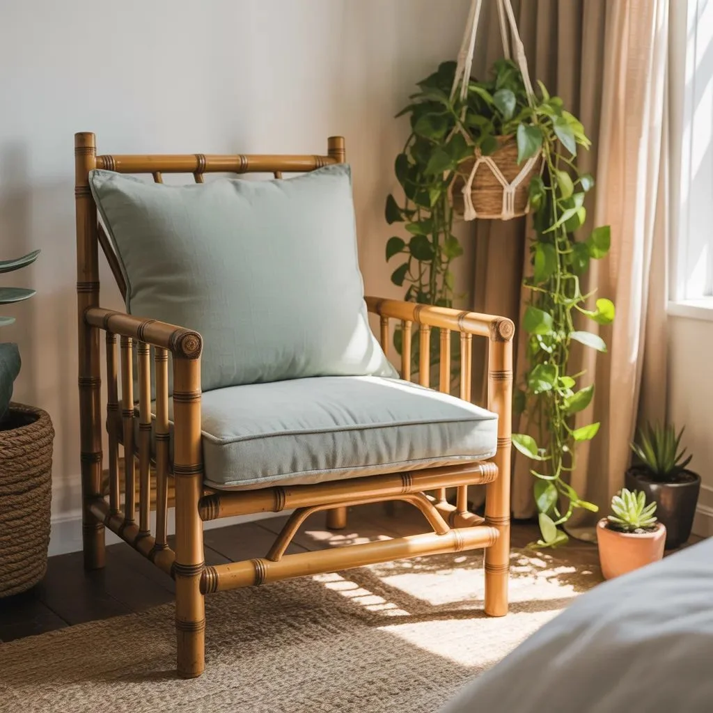 Bamboo Accent Chair