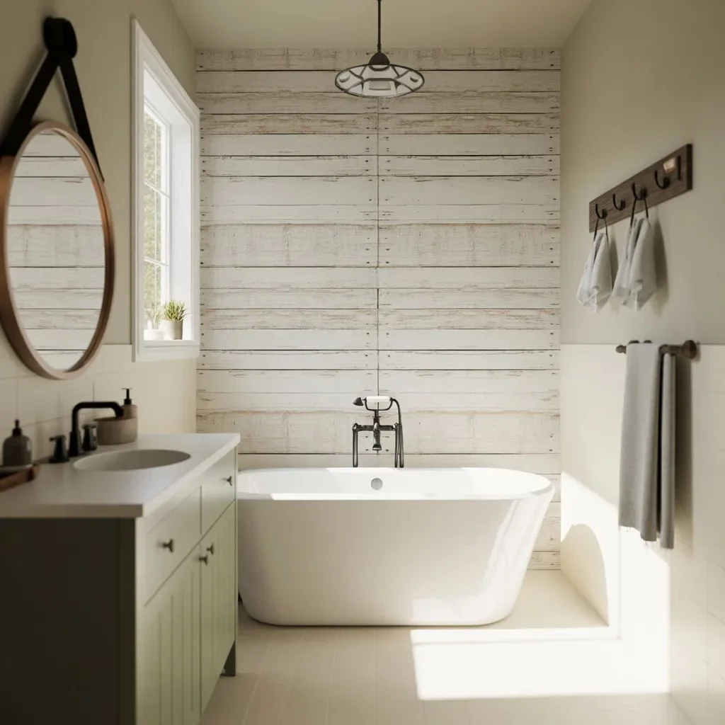 Bathroom Pallet Wall Projects