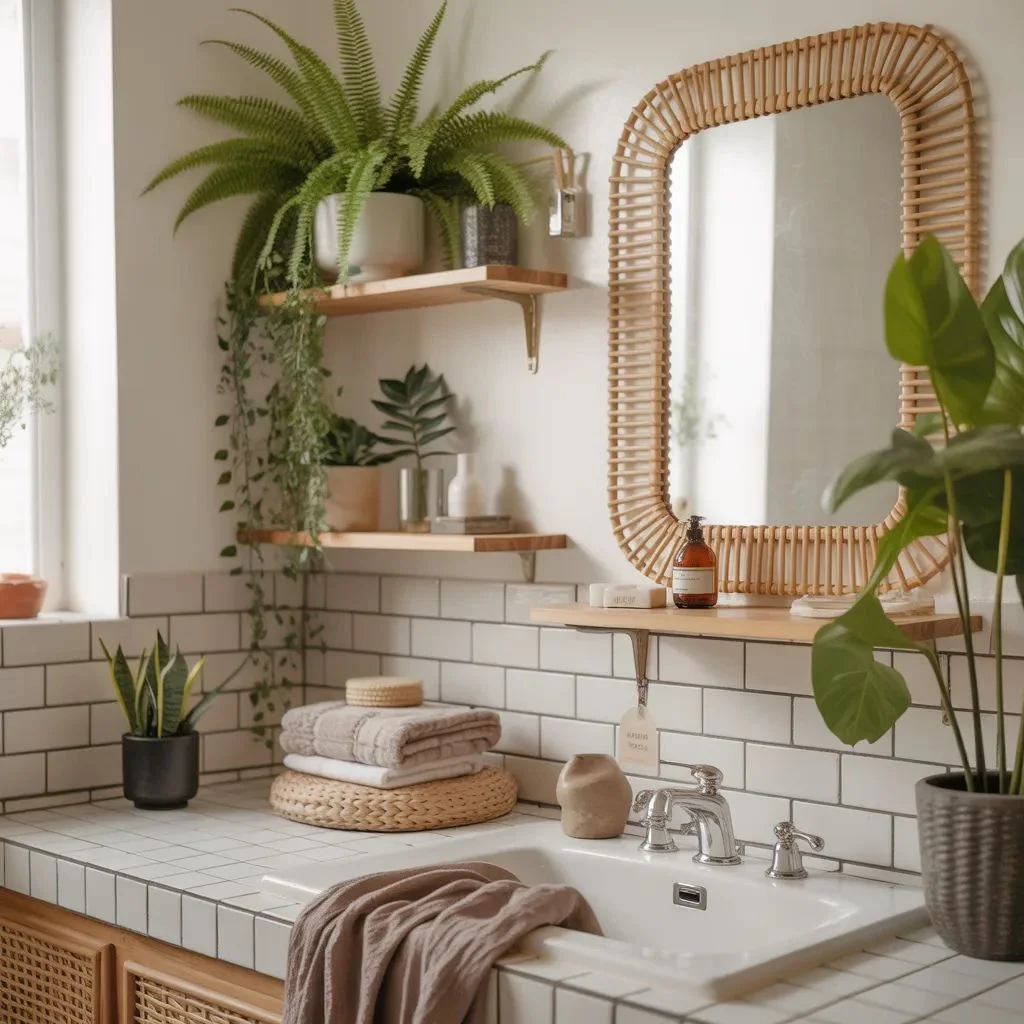 Bohemian Bathroom Decor That Feels Like a Spa