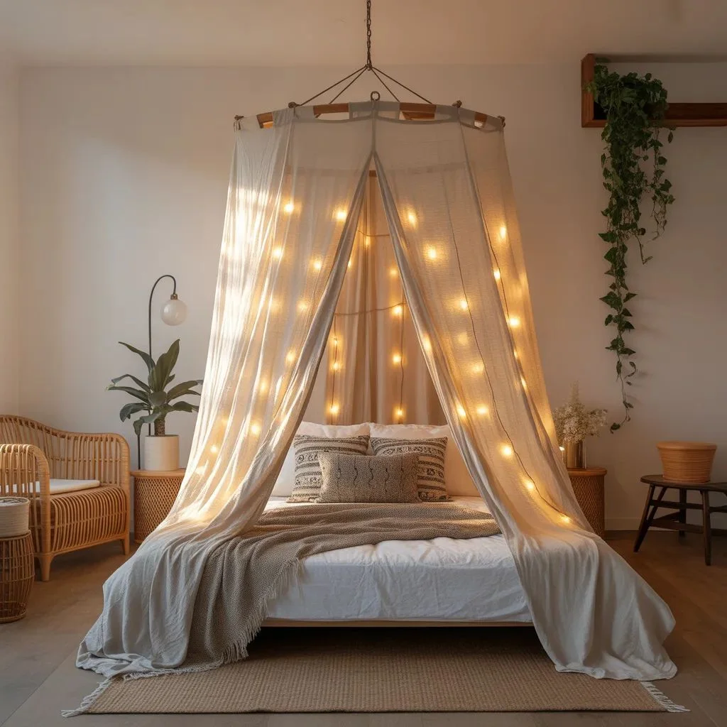 Bohemian Canopy Bed