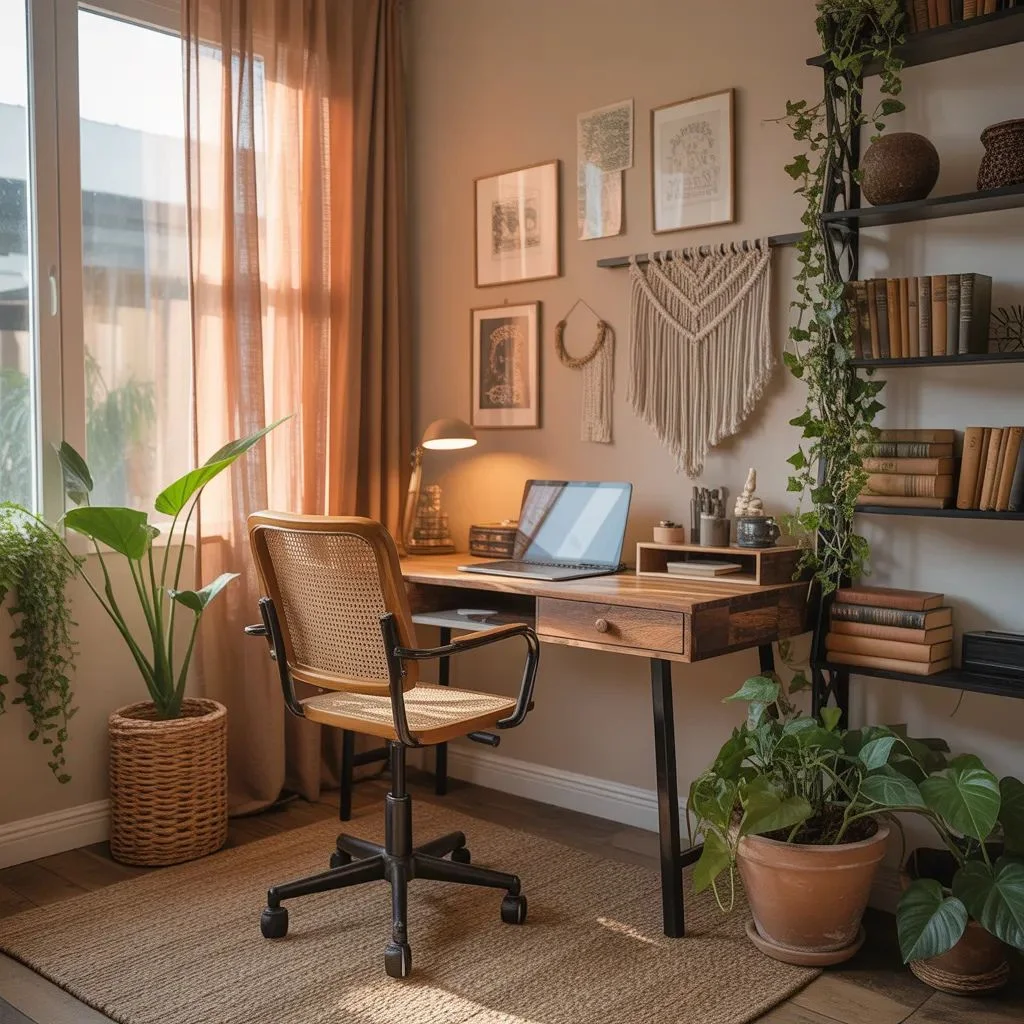 Bohemian Home Office Ideas for Creative Souls