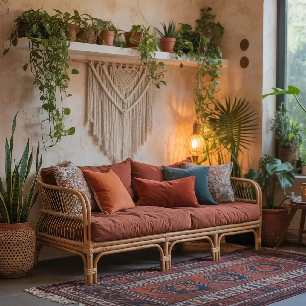 Bohemian Living Room Ideas That Layer Without the Chaos