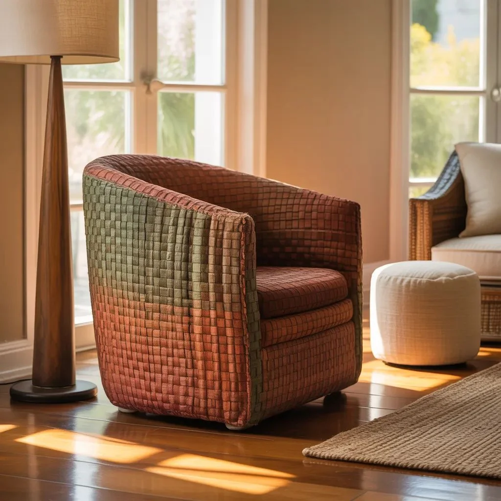 Boho Barrel Chair