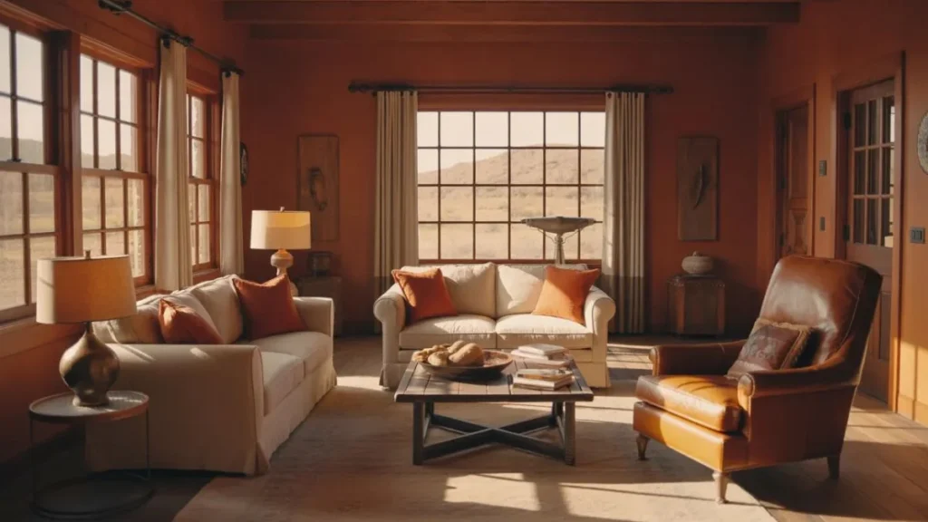 Bold Western Ranch Living Room Looks Rooted in Authentic Cowboy Tradition