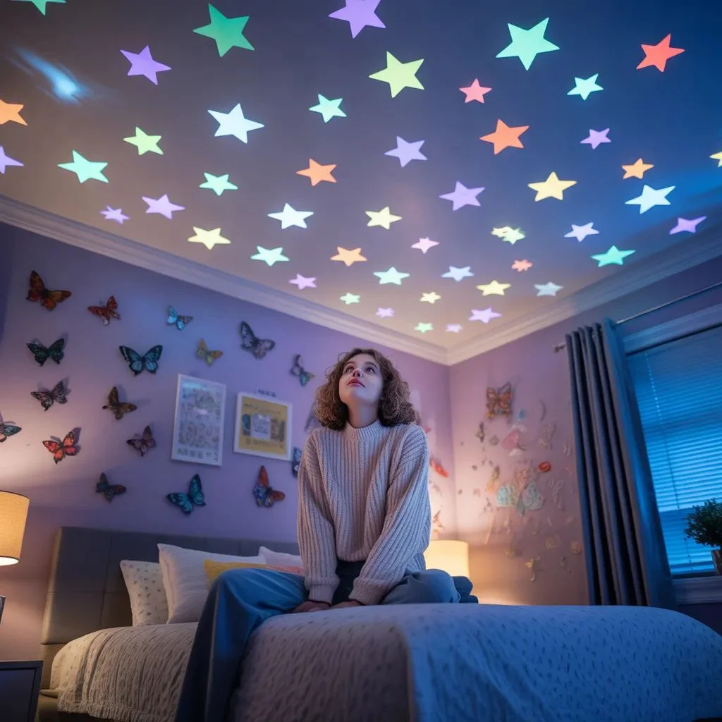 Butterfly and Star Wall Decals