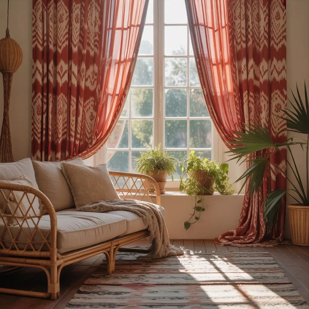 Colors and Patterns That Define the Boho Window