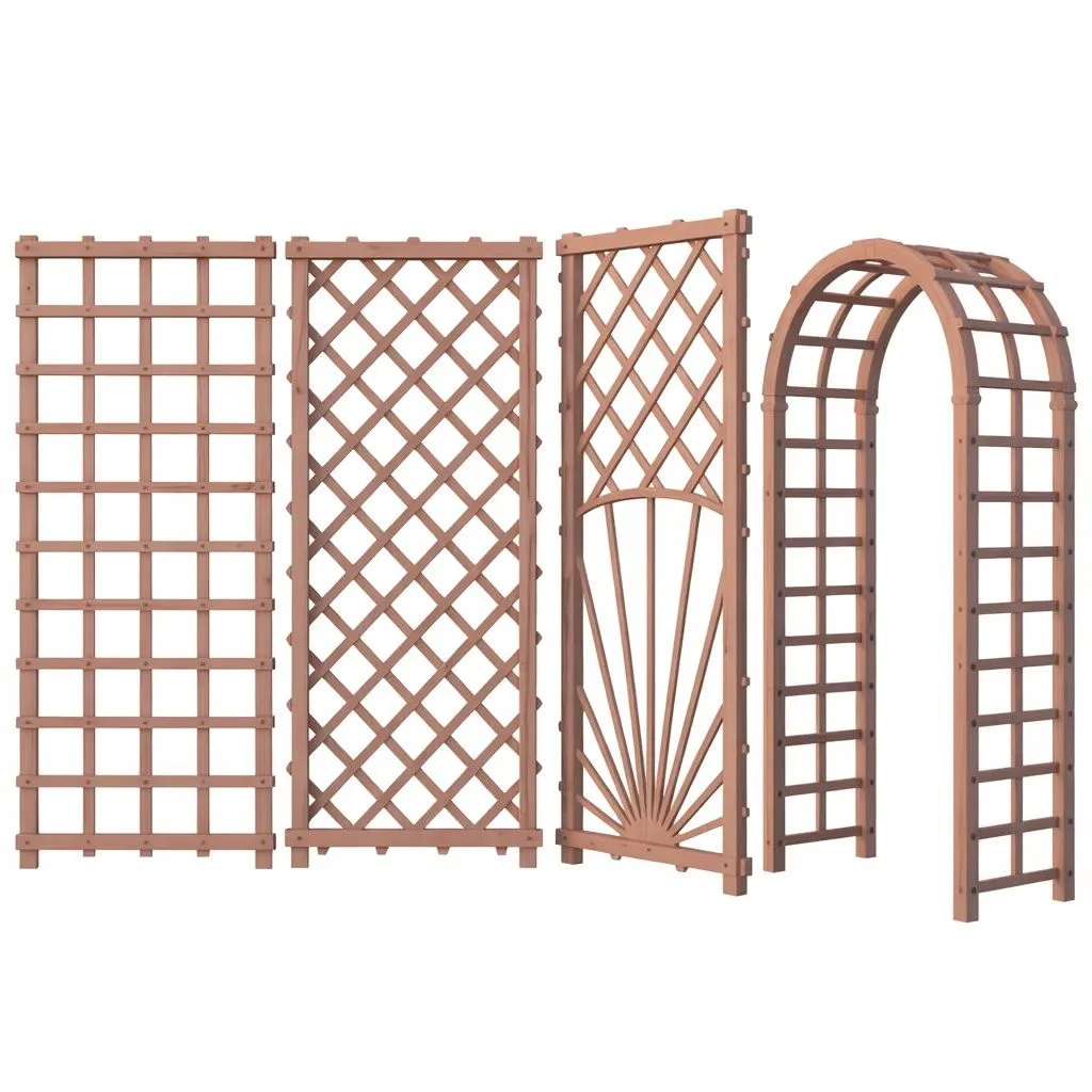 DIY Wooden Trellis Design Variations