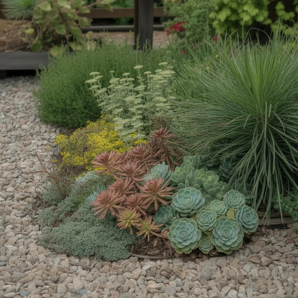 Design a Drought-Tolerant Bed With Succulents and Sedums