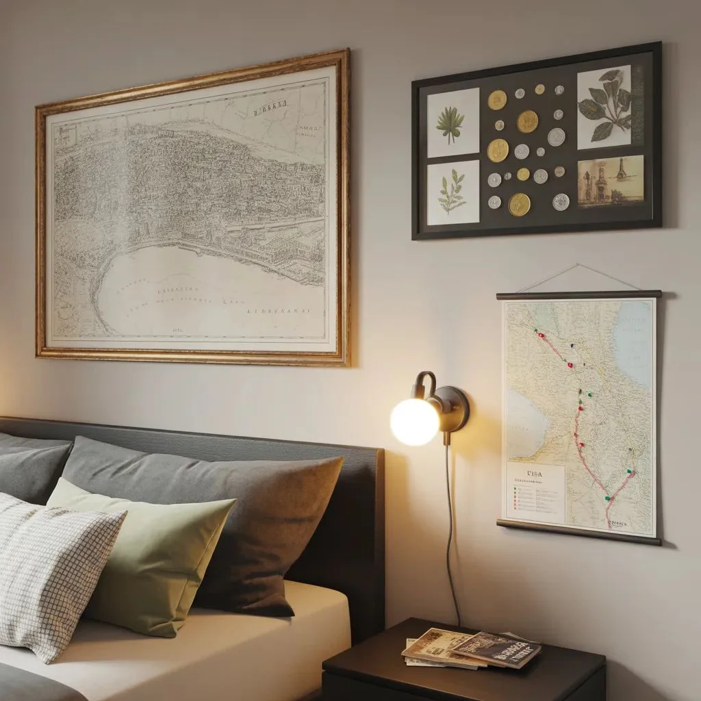 Display Maps and Travel Ephemera Thoughtfully