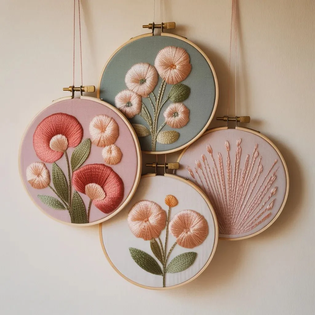 Fabric-Covered Frames and Hoops