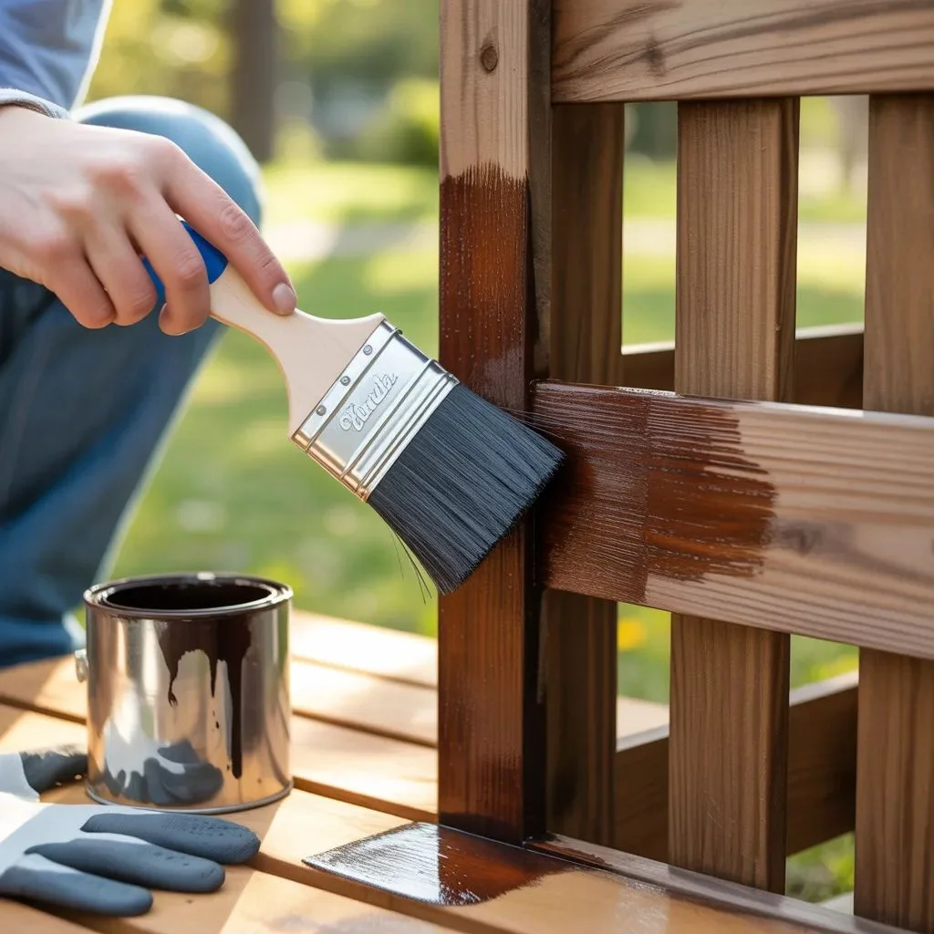 Finishing and Weatherproofing Your Trellis
