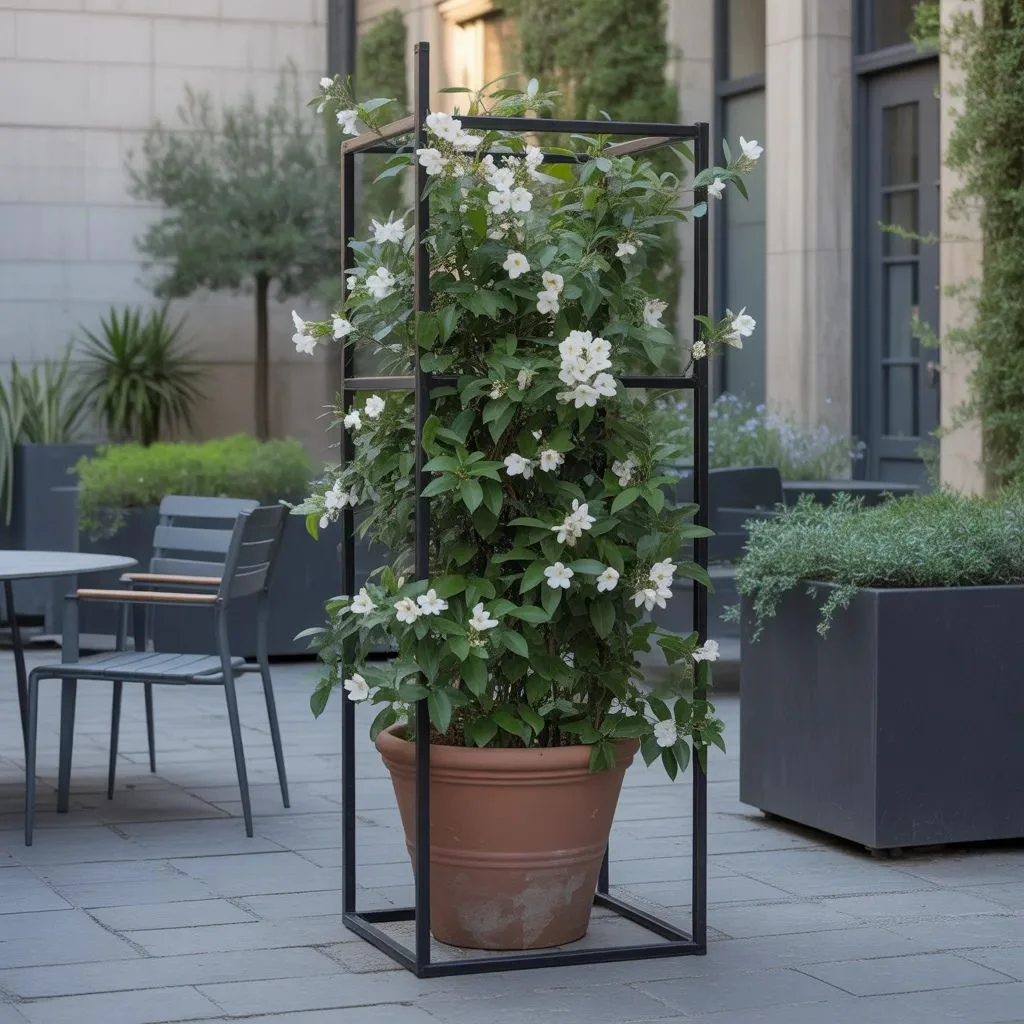 Freestanding Trellis Frames for Renters and Small Patios