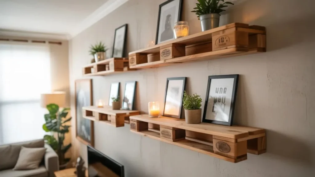 Handmade Pallet Shelves That Look Like They Cost a Fortune (For Almost Nothing)
