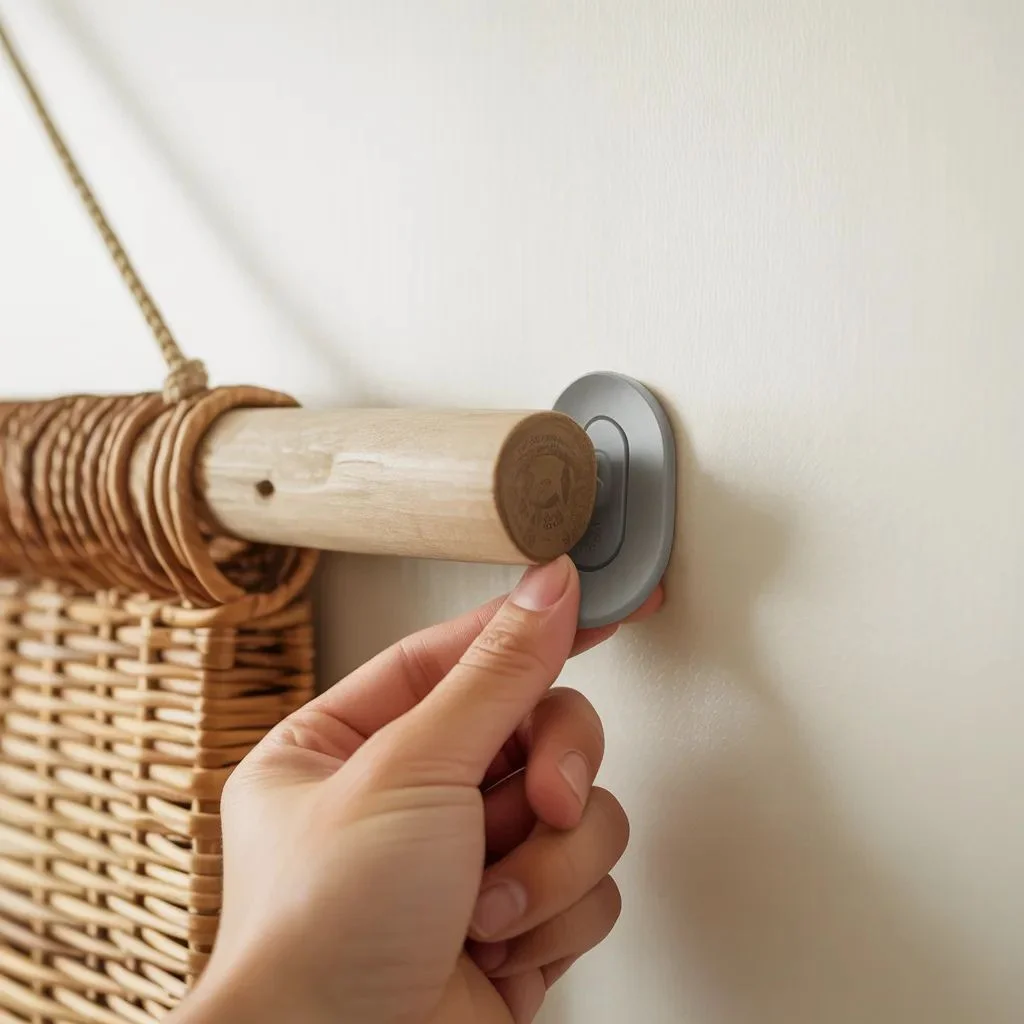 How to Hang Fabric Wall Decor Without Nails