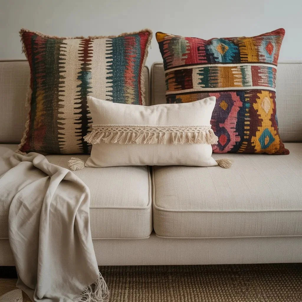 How to Layer Bohemian Pillows Like a Pro