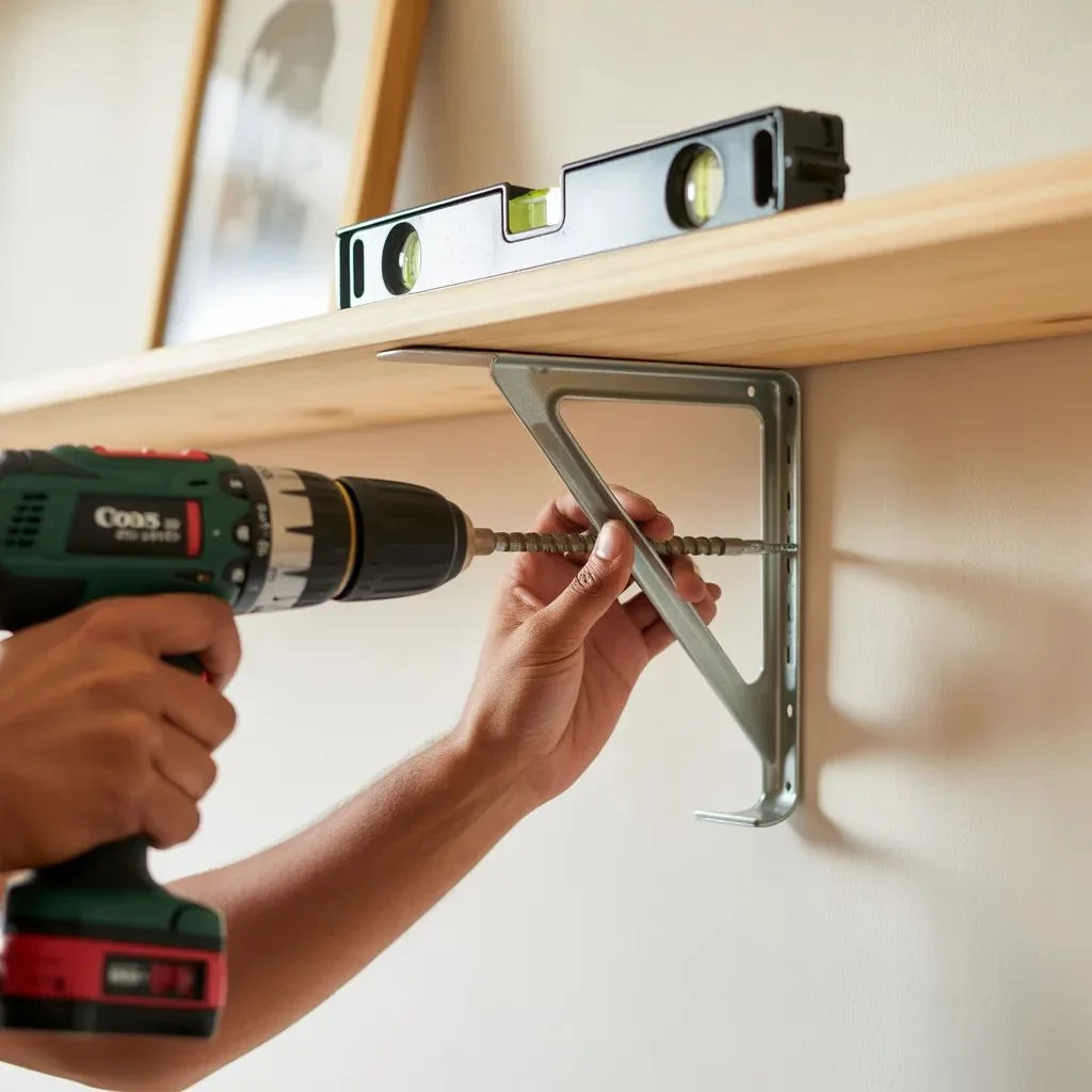 How to Mount Handmade Pallet Shelves Safely and Squarely