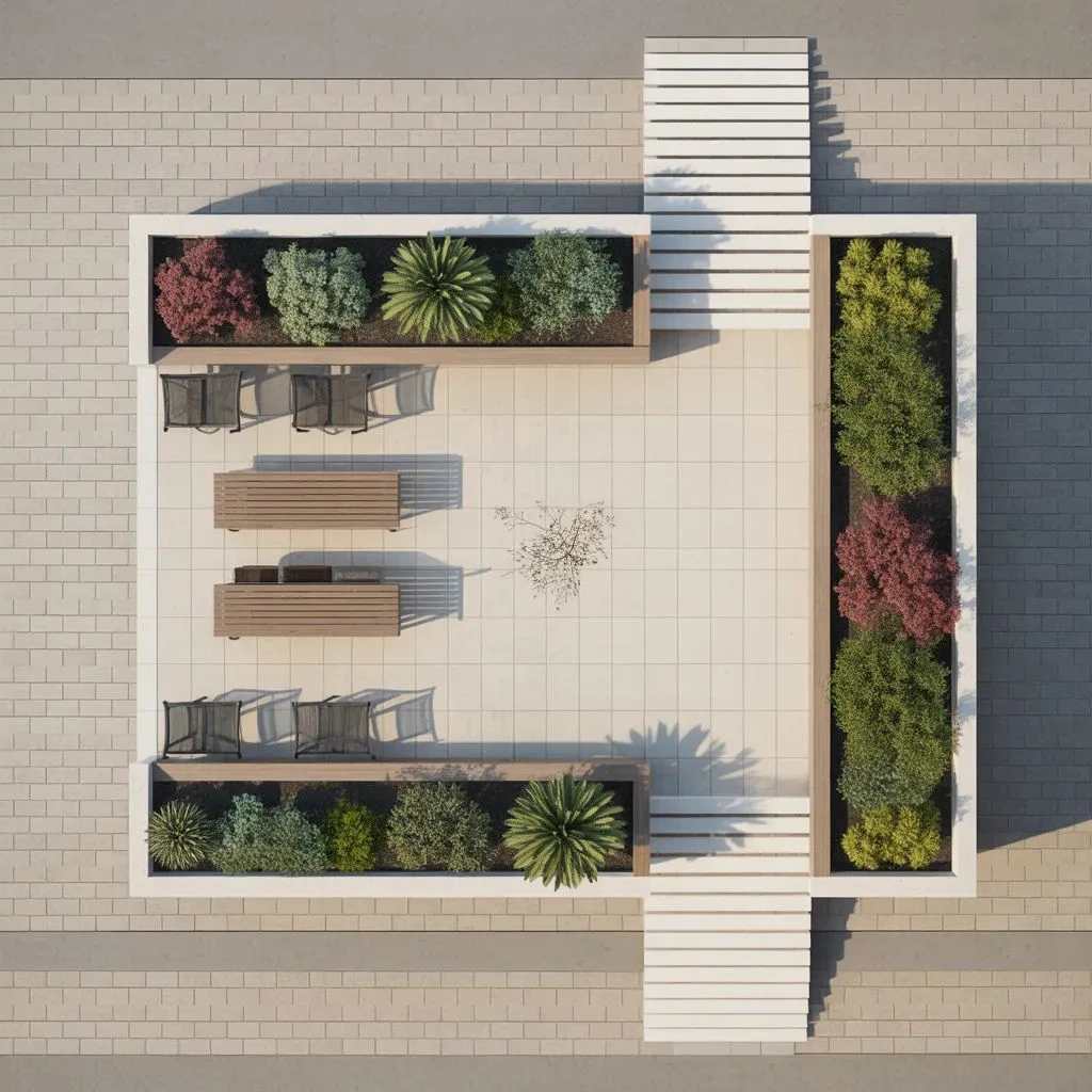 How to Plan a Small Urban Courtyard