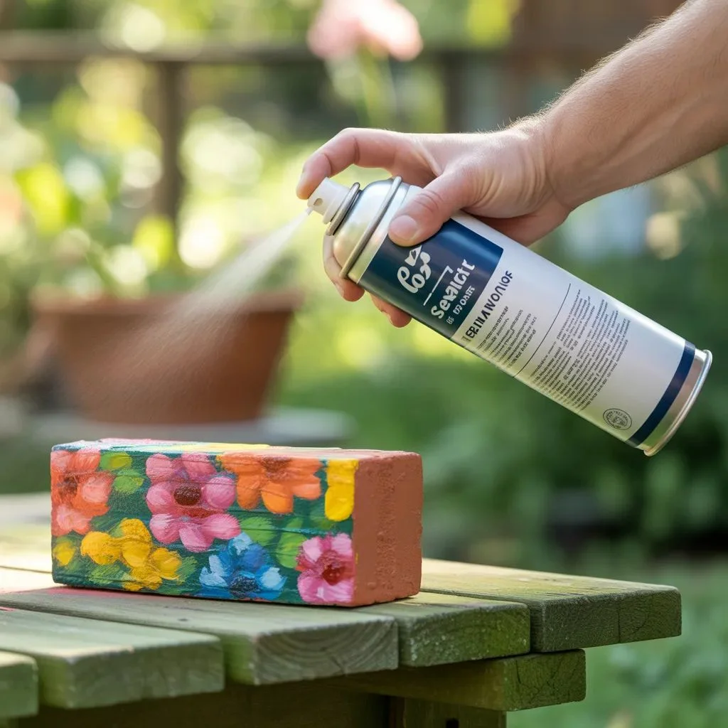 How to Seal and Protect Your Painted Bricks
