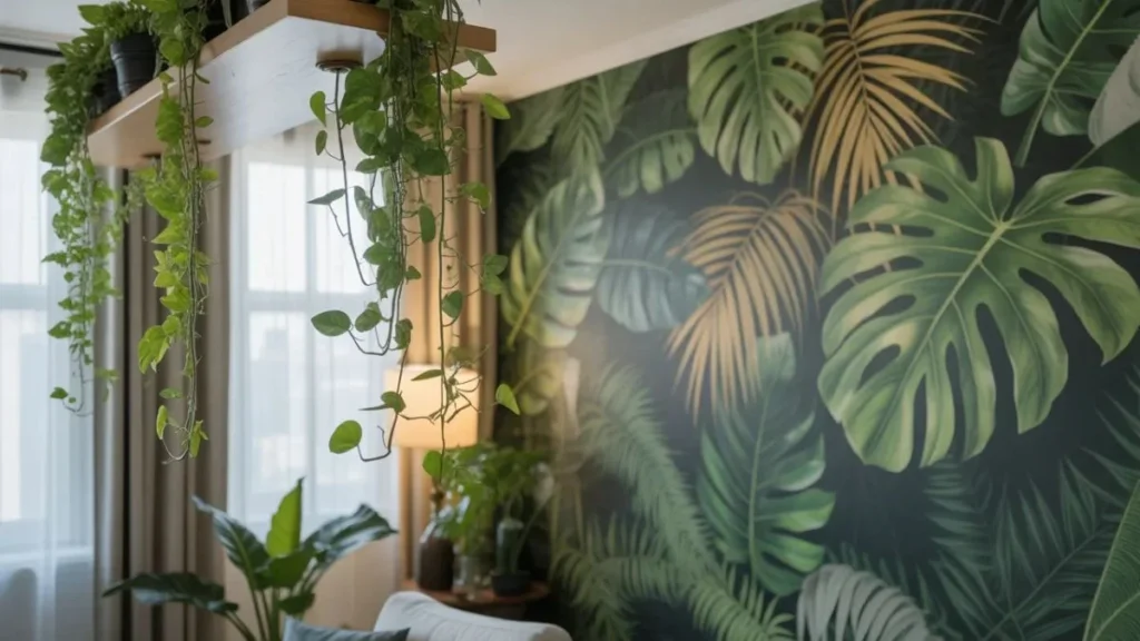Indoor Plant Mural Wall 15 Stunning Ideas to Bring the Outdoors Inside