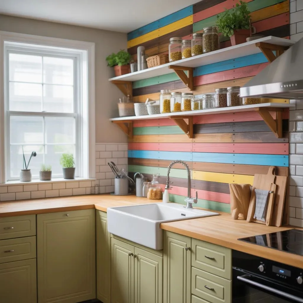 Kitchen Pallet Wall Projects