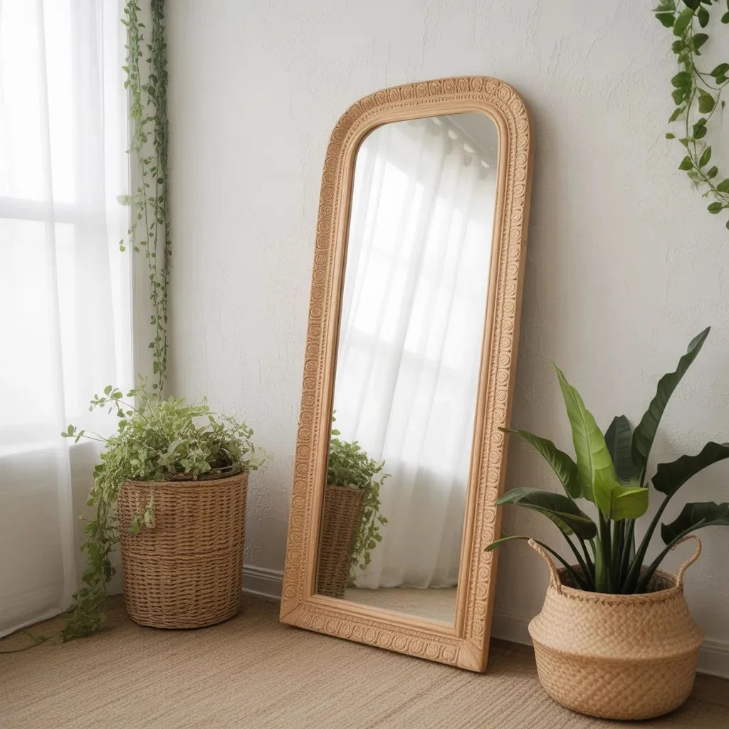 Large Statement and Floor Mirrors — Go Big or Go Boho