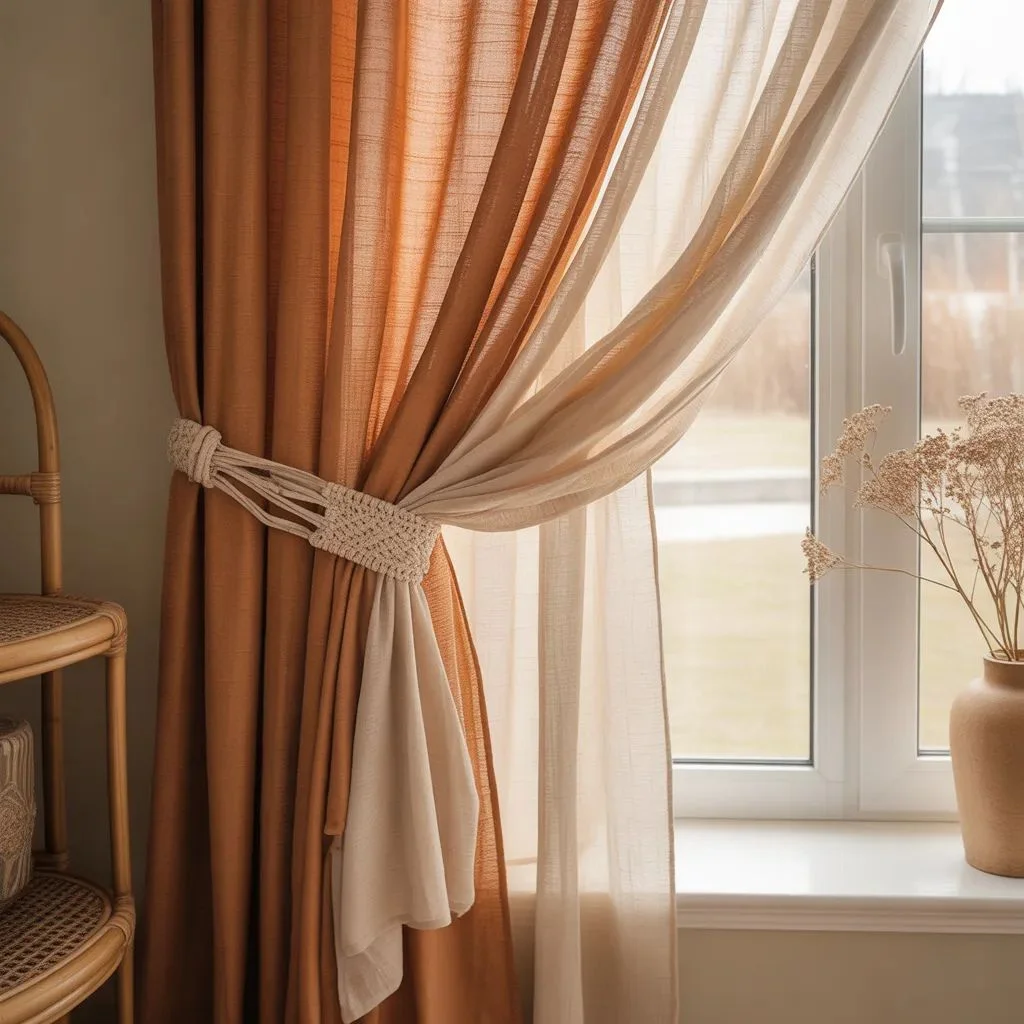 Layering Curtains the Bohemian Way
