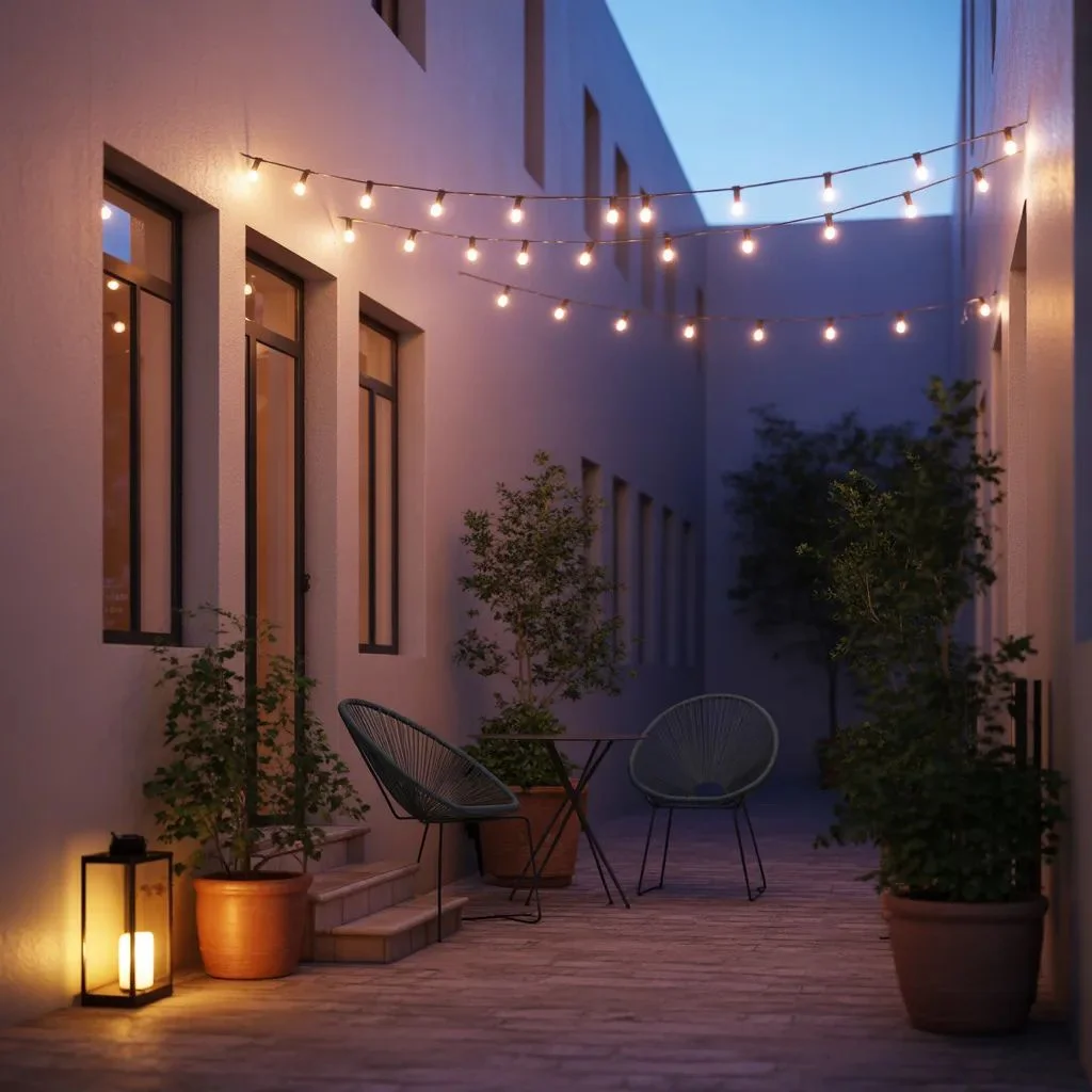 Lighting Ideas to Extend Your Courtyard Into the Evening