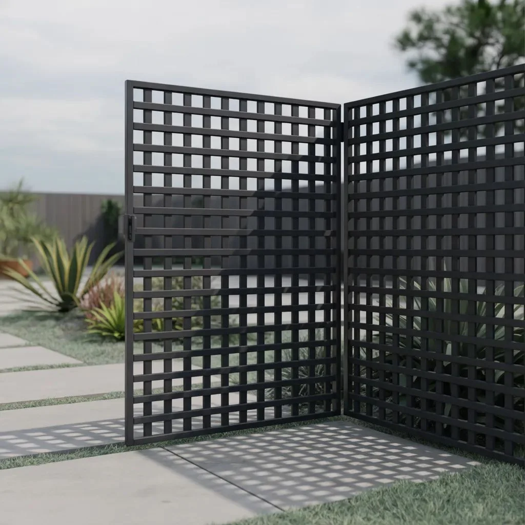 Modern and Decorative Lattice Fence Styles