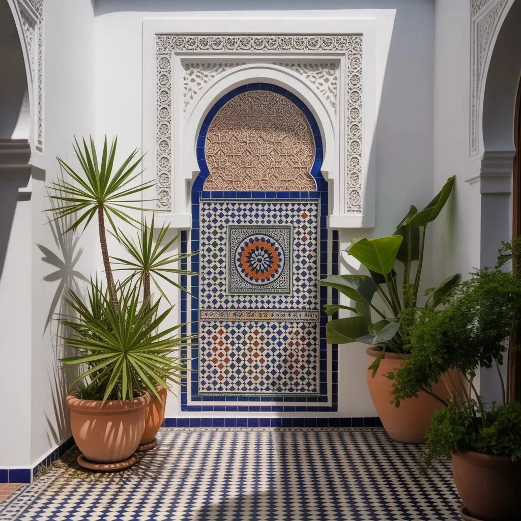 Mosaic Tile Inlays Colour, Pattern, Personality