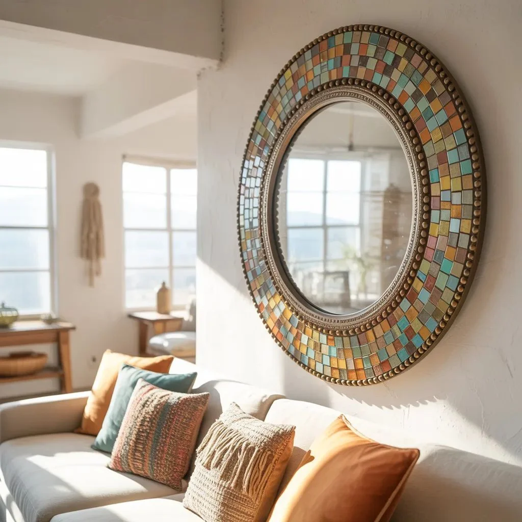 Mosaic and Beaded Mirrors — Artistic Flair for Bold Walls