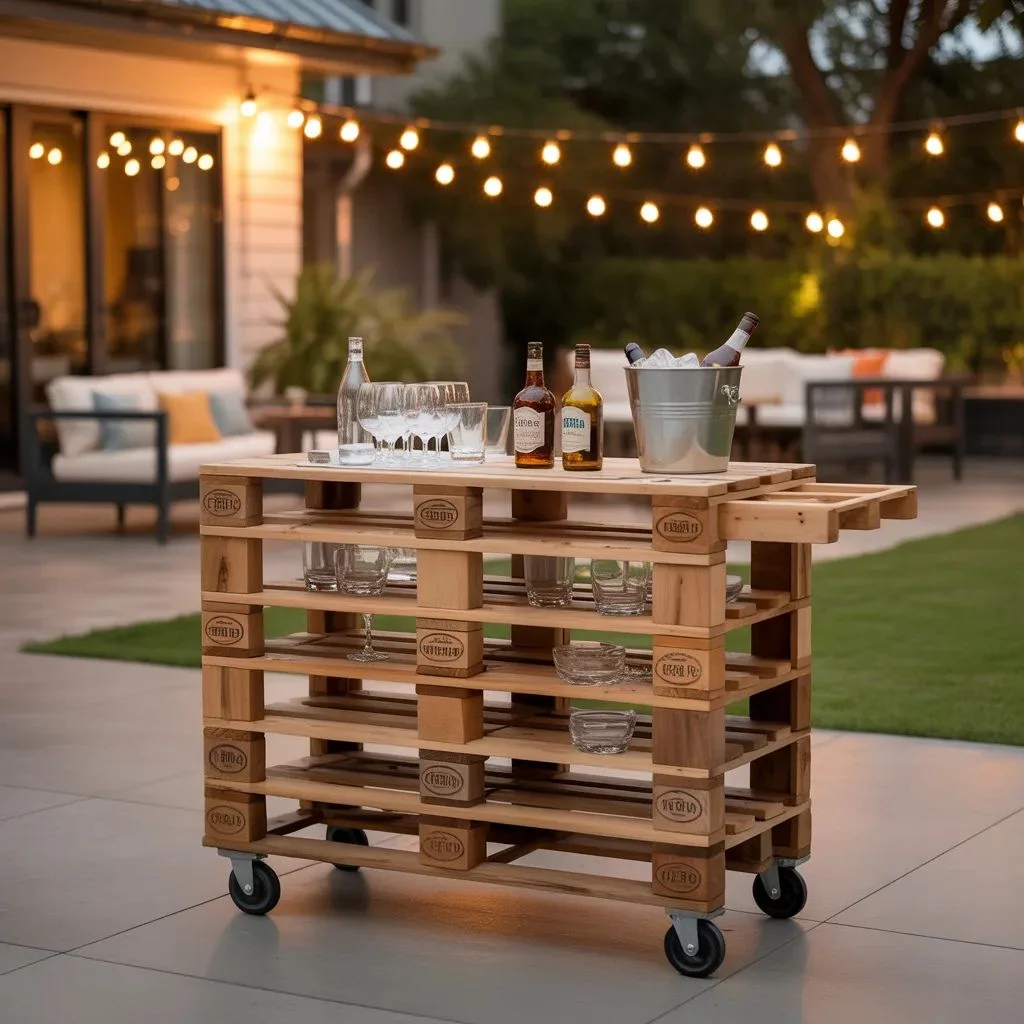 Outdoor Bar Cart
