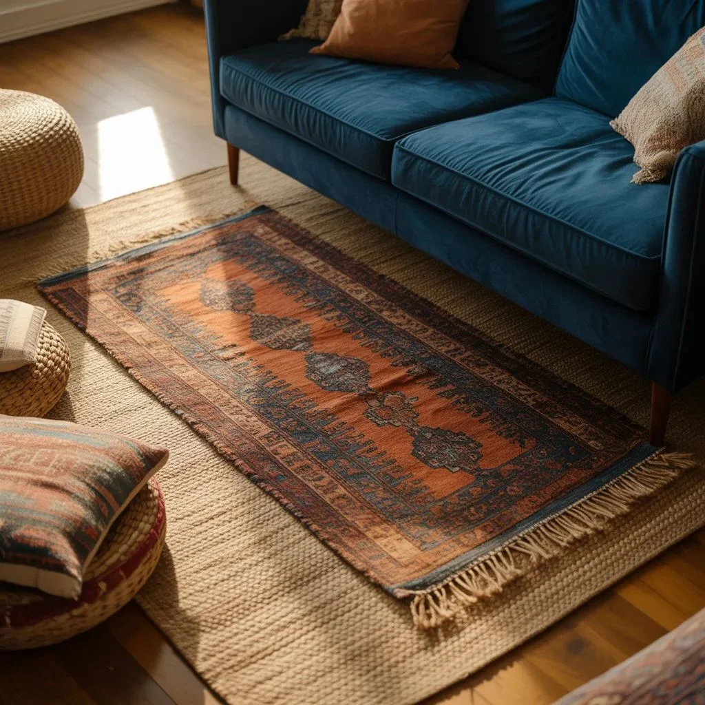 Pairing a Bohemian Couch with the Right Rug
